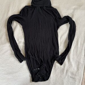 Aerie Charcoal Ribbed Turtleneck